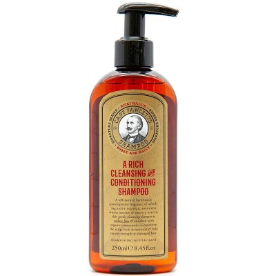 Captain Fawcett Ricki Hall`s Booze & Baccy A Rich Cleansing & Conditioning Shampoo - apsauginis