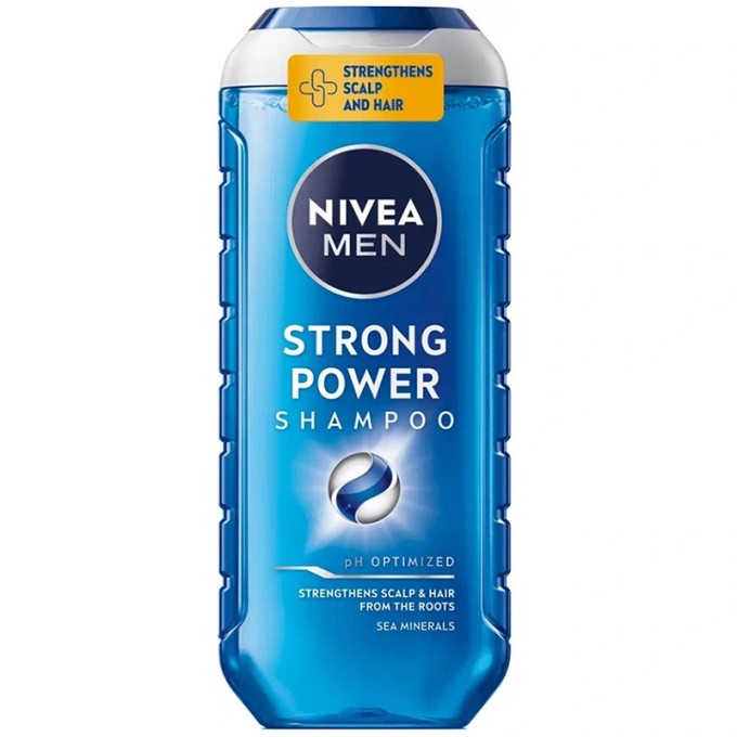 Nivea Men Strong Power Shampoo - šampūnas vyrams, 250 ml