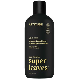 Attitude Super Leaves Amber & Citrus Shampoo & Conditioner - Pánský ša