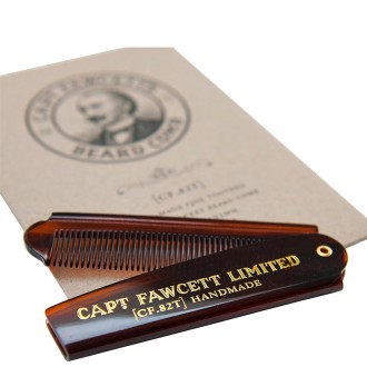 Captain Fawcett Folding comb for beard CF.82