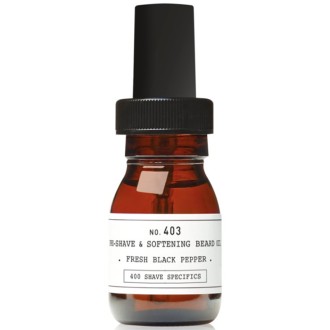 Depot No. 403 Pre-Shave & Softening Beard Oil Fresh Black Pepper 30ml