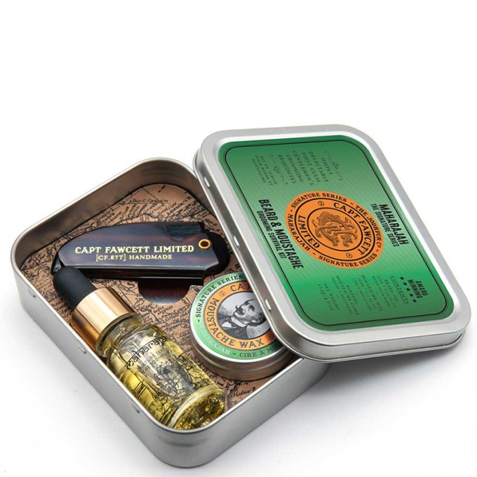 Captain Fawcett Maharajah Grooming Survival Kit - Dárková sada péče o