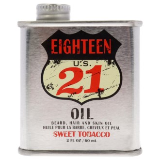 18.21 Man Made Beard, Hair & Skin Oil ( Sweet Tobacco ) 60ml