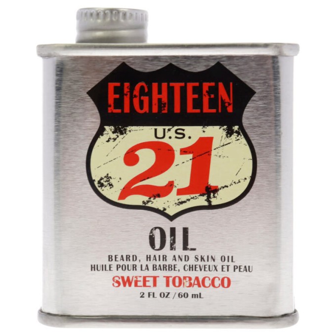 18.21 Man Made Beard, Hair & Skin Oil ( Sweet Tobacco ) 60ml