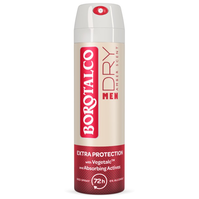 Borotalco Men Dry Amber Deo Spray 150 ml