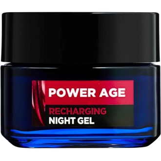 L´Oréal Men Expert Power Age Recharging Night Gel - Omlazující pleťový gel 50 ml