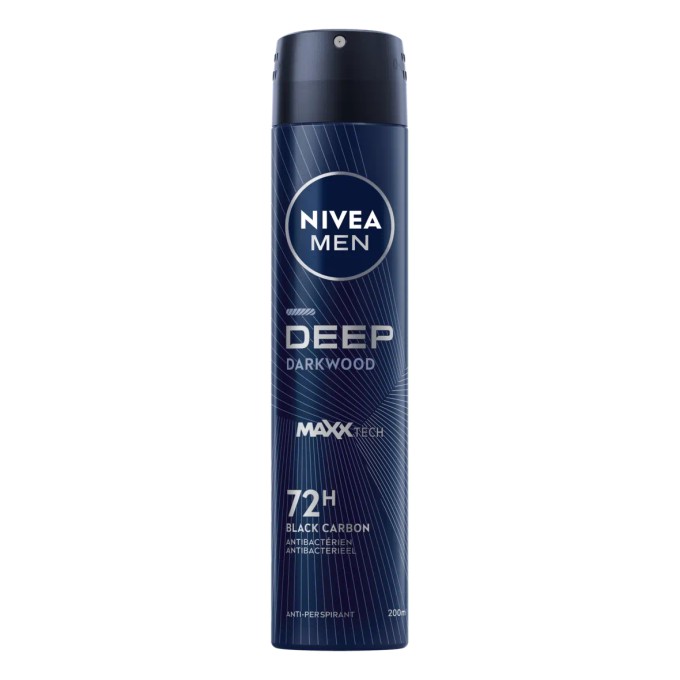 Nivea Men Deep Black Carbon 48H Antiperspirant 200 ml