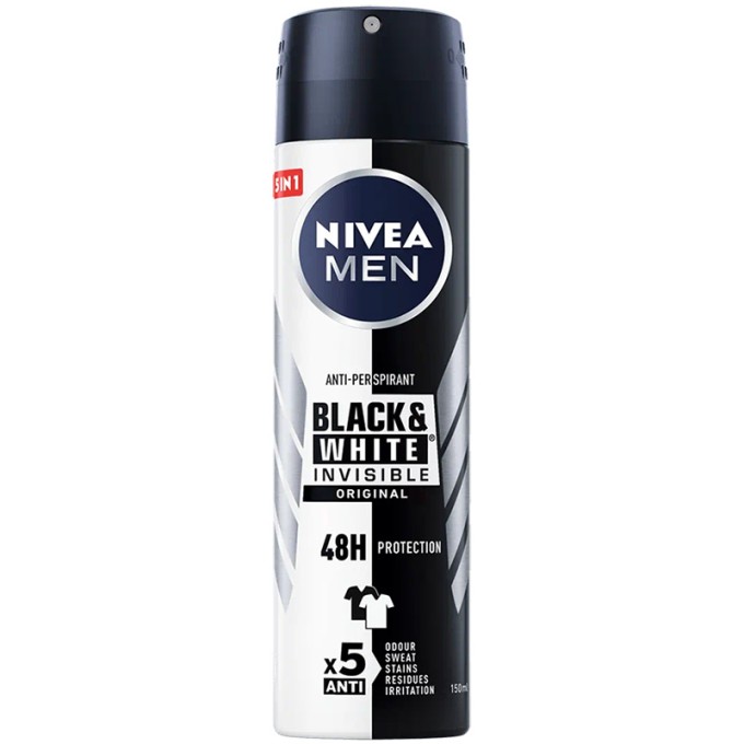 Nivea Antiperspirant for Men Black & White Original 200 ml