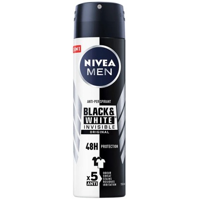 Nivea Antiperspirant for Men Black & White Original 200 ml