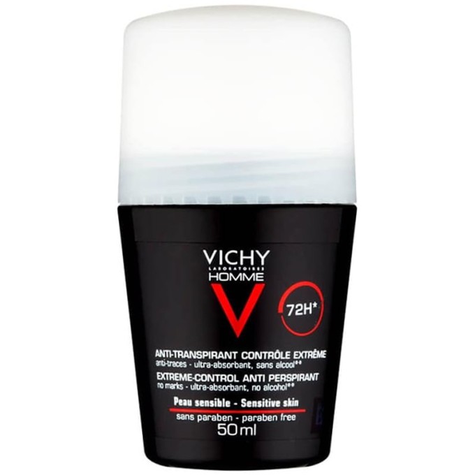 Vichy Homme Deo roll-on Regulation Intense - Ball dezodorantas for men 50 ml