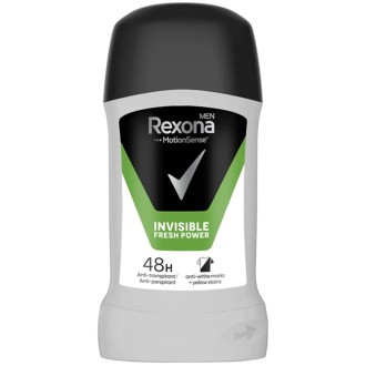 Rexona Men Invisible Fresh & Power Antiperspirant - Solid antiperspirant for men 50 ml