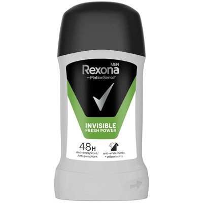Rexona Men Invisible Fresh & Power Antiperspirant - Solid antiperspirant for men 50 ml