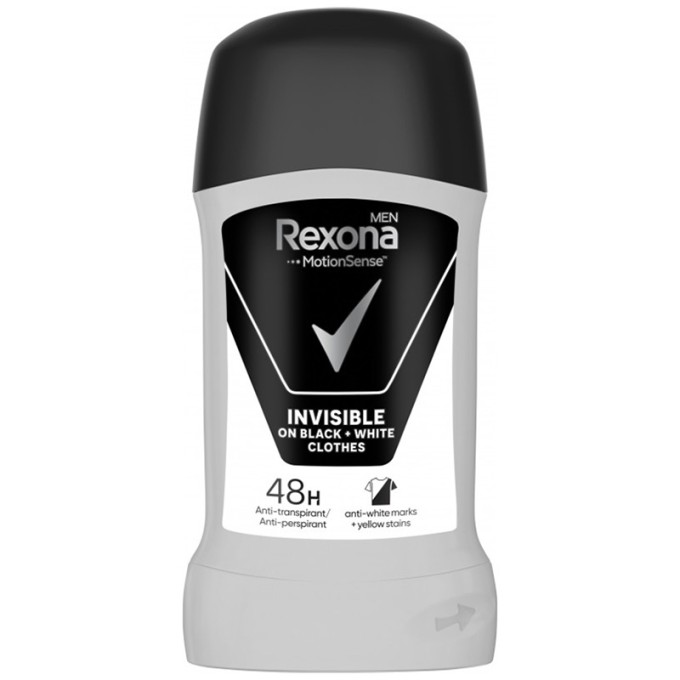 Rexona Men Motionsense Invisible Black+White Deostick 50 ml