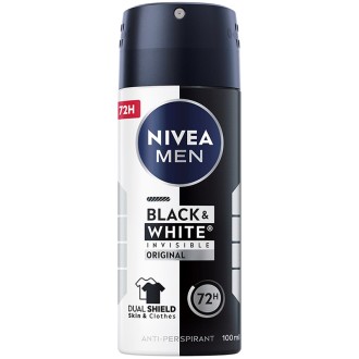 Nivea Invisible For Black & White Antiperspirant for Men in Spray 100 ml