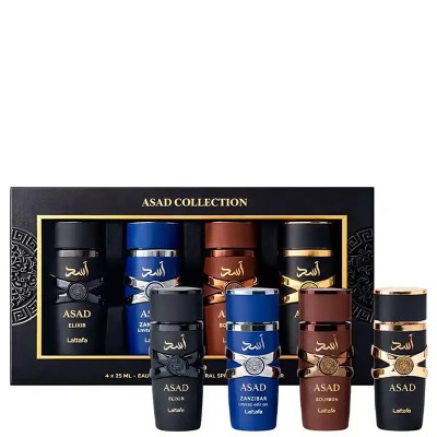 Lattafa Perfumes Asad Collection Kolekce miniatur pro muže 100ml