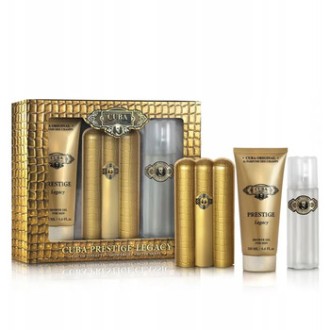 Cuba Prestige Legacy Dárková sada EDT 90 ml, sprchový gel 200 ml a voda po holení 100 ml 90ml