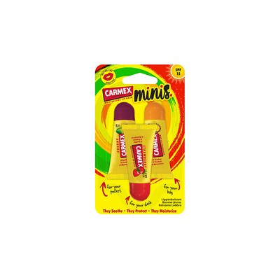 Carmex Balzám na rty Minis 3 ks
