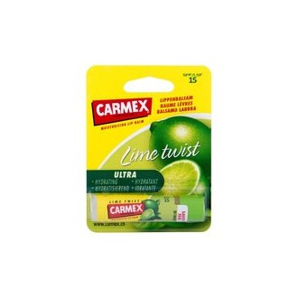 Carmex Lime Twist Lip Balm SPF 15 - Protective lip balm with lime flavor 4.25 g