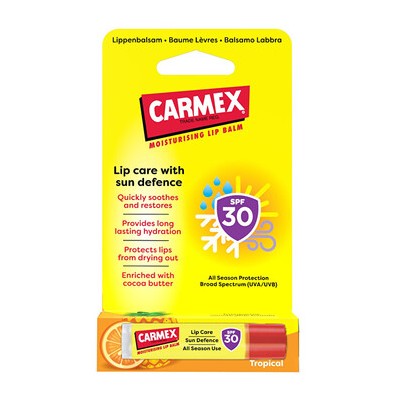 Carmex Sun Defense Tropical Lip Balm SPF 30 - Balzám na rty 4.2g