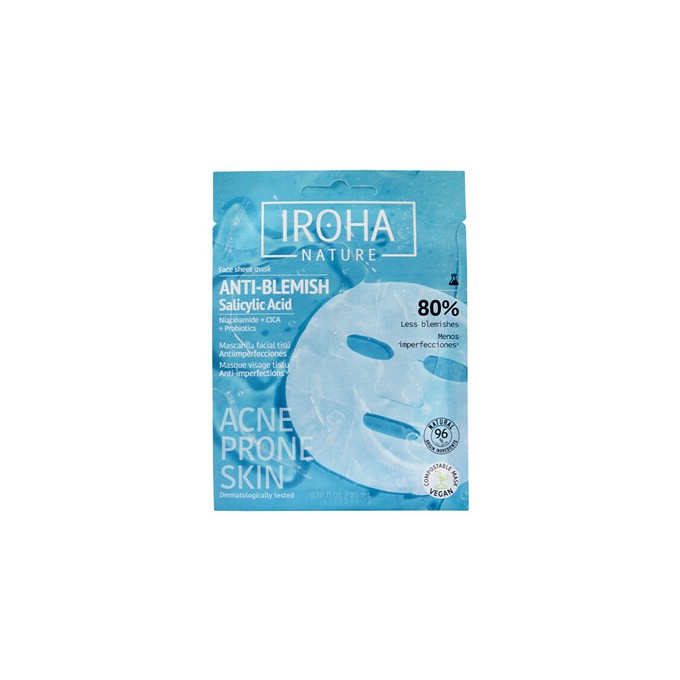 Iroha Anti-Blemish Face Sheet Mask - Maska na problematickou pleť 20ml