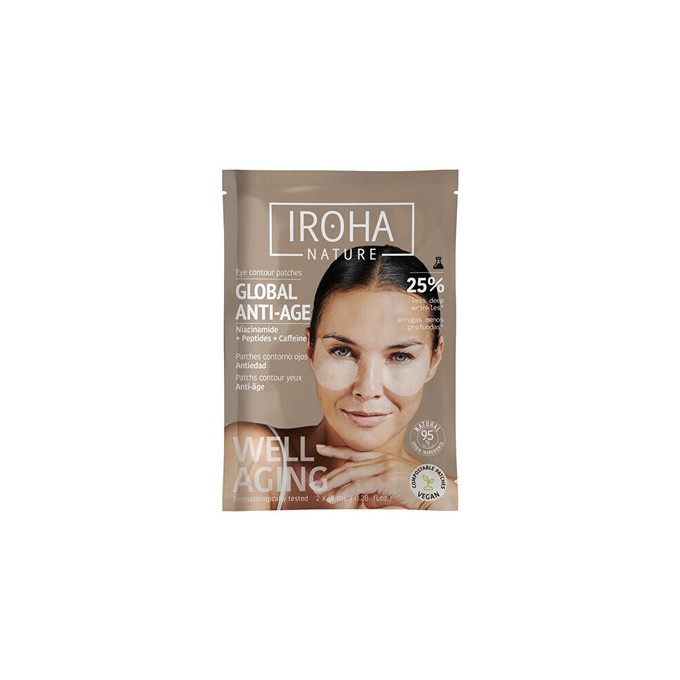 Iroha Eye Contour Patches ( 2 x 8 ml ) - Polštářky pod oči proti stárnutí 8ml