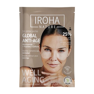Iroha Eye Contour Patches ( 2 x 8 ml ) - Polštářky pod oči proti stárnutí 8ml