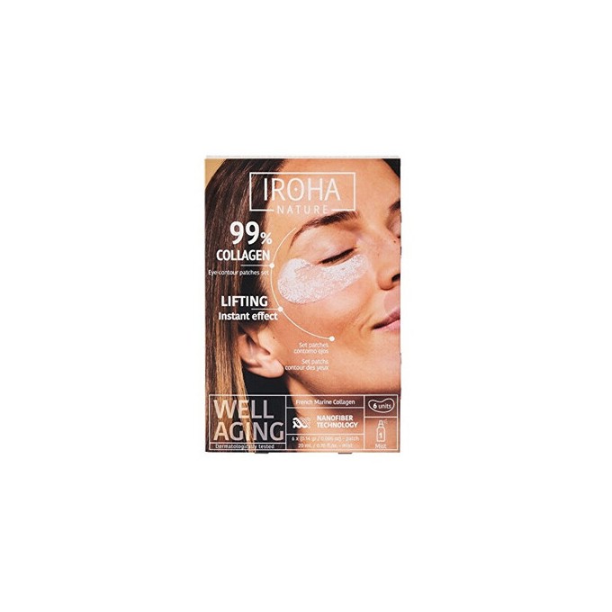 Iroha Eye Contour Patches ( 3 páry ) - Kolagenové polštářky pod oči 20ml