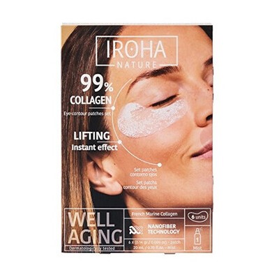 Iroha Eye Contour Patches ( 3 páry ) - Kolagenové polštářky pod oči 20ml