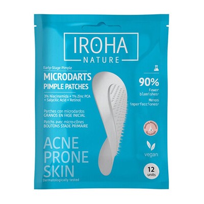 Iroha Microdarts Pimple Patches - Mikrojehličkové náplasti na akné ( 12 ks )