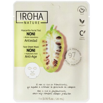 Iroha Noni Anti-Age Face Sheet Mask - Omlazující plátýnková maska 20ml