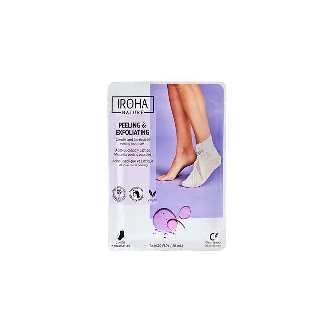 Iroha Peeling Foot Mask ( 1 pár ) - Peelingová a exfoliační maska na nohy