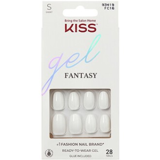 Kiss My Face Gel Fantasy Nails Happy Hands - Nalepovací nehty ( 28 ks )