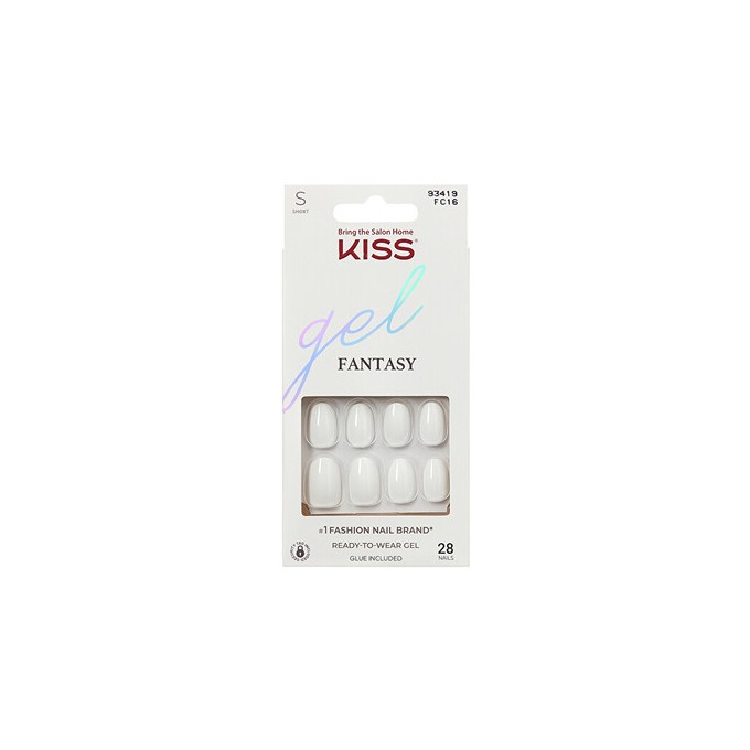 Kiss My Face Gel Fantasy Nails Happy Hands - Nalepovací nehty ( 28 ks )