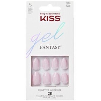 Kiss My Face Gel Fantasy Nails Pure Love - Umělé nehty ( 28 ks )