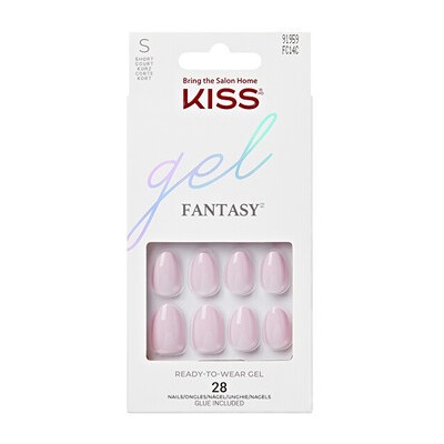 Kiss My Face Gel Fantasy Nails Pure Love - Umělé nehty ( 28 ks )