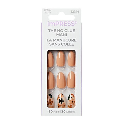 Kiss My Face imPRESS Nails As It Was - Samolepicí nehty ( 30 ks )