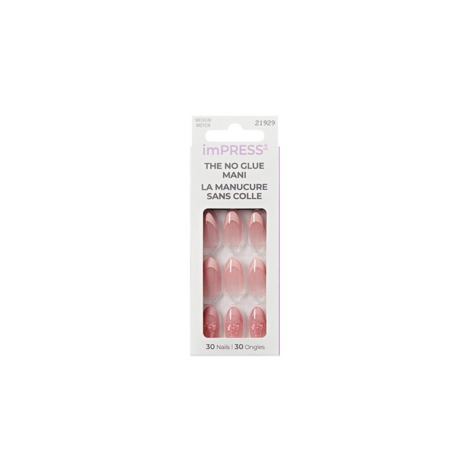 Kiss My Face imPRESS Nails Glow Muse - Samolepicí nehty ( 30 ks )