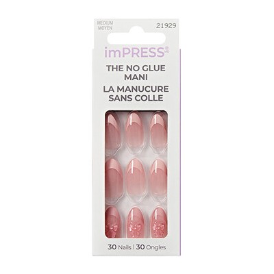 Kiss My Face imPRESS Nails Glow Muse - Samolepicí nehty ( 30 ks )