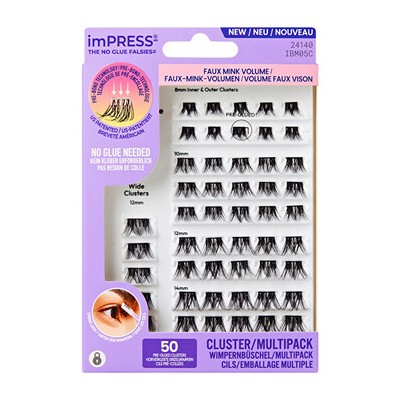 Kiss My Face imPRESS Pre-glued Cluster Multi 05 - Trsové řasy