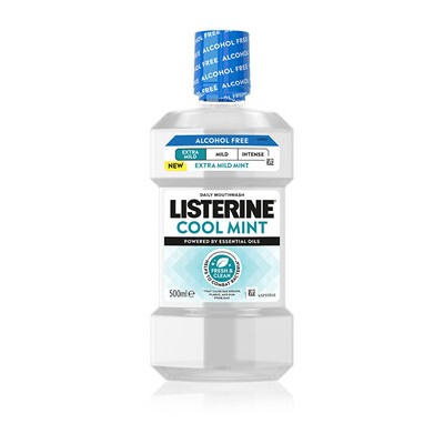 Listerine Cool Mint Extra Mild Mouthwash - Ústní voda 500ml