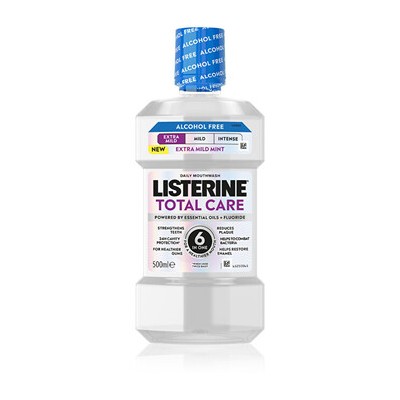 Listerine Total Care Extra Mild Mouthwash - Ústní voda 500ml