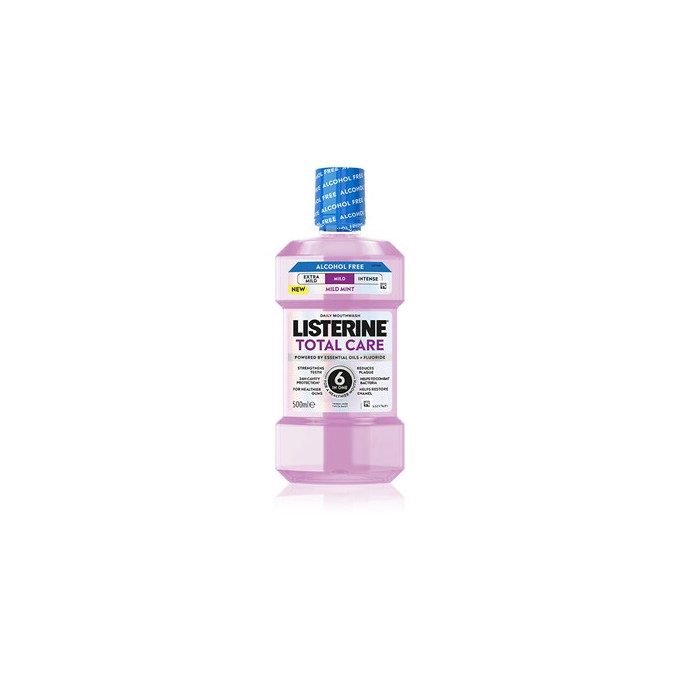 Listerine Total Care Teeth Protection Mild Taste - Ústní voda kompletní péče bez alkoholu 1000ml
