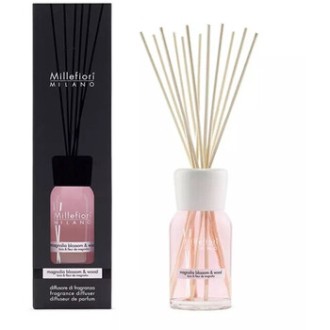Millefiori Natural Magnolia Blossom & Wood - Skleněný difuzér 100ml