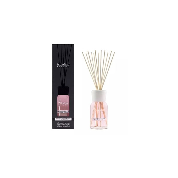 Millefiori Natural Magnolia Blossom & Wood - Skleněný difuzér 100ml