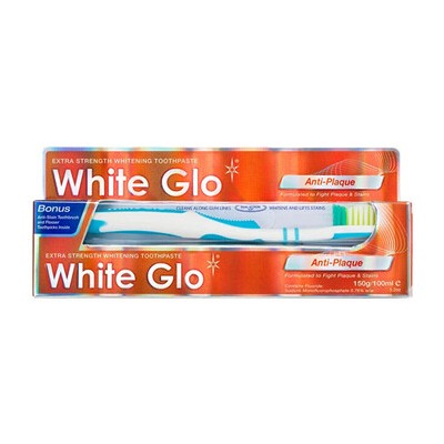 White Glo Antiplak Toothpaste - Zubní pasta 150.0g
