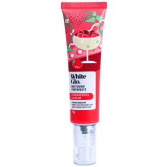 White Glo Strawberries and Cream Whitening Toothpaste - Zubní pasta 70.0g