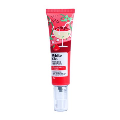 White Glo Strawberries and Cream Whitening Toothpaste - Zubní pasta 70.0g