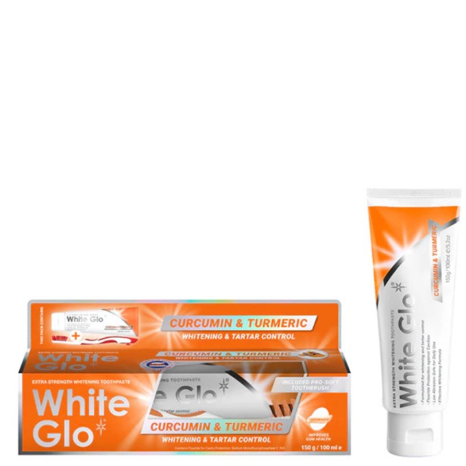 White Glo Curcumin & Turmeric Set 150.0g