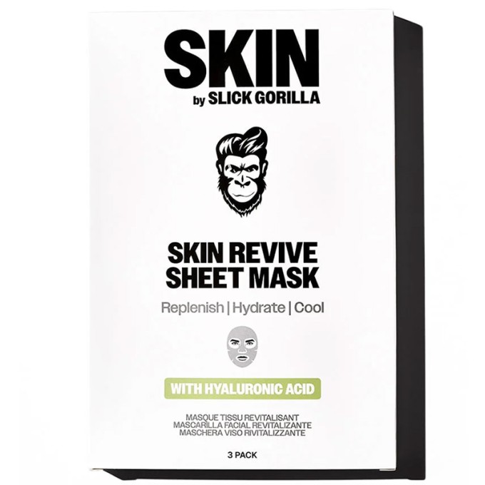 Slick Gorilla Skin Revive Sheet Mask - Plátýnková maska ( 3 ks )