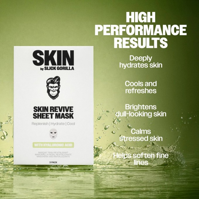 Slick Gorilla Skin Revive Sheet Mask - Plátýnková maska ( 3 ks )